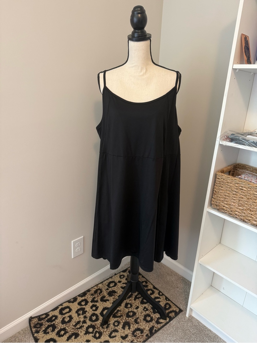 Torrid Black Athleisure Swing Dress/Skort